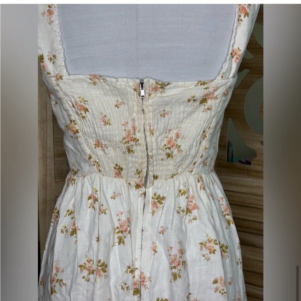 Reformation Tagliatelle Linen Dress in Mildred Size 4 - Picture 8 of 8